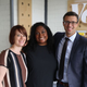 Vox executive editor Allison Rockey, left, editor-in-chief Lauren Williams, editor-at-large Ezra Klein. (Joss Fong/Vox)